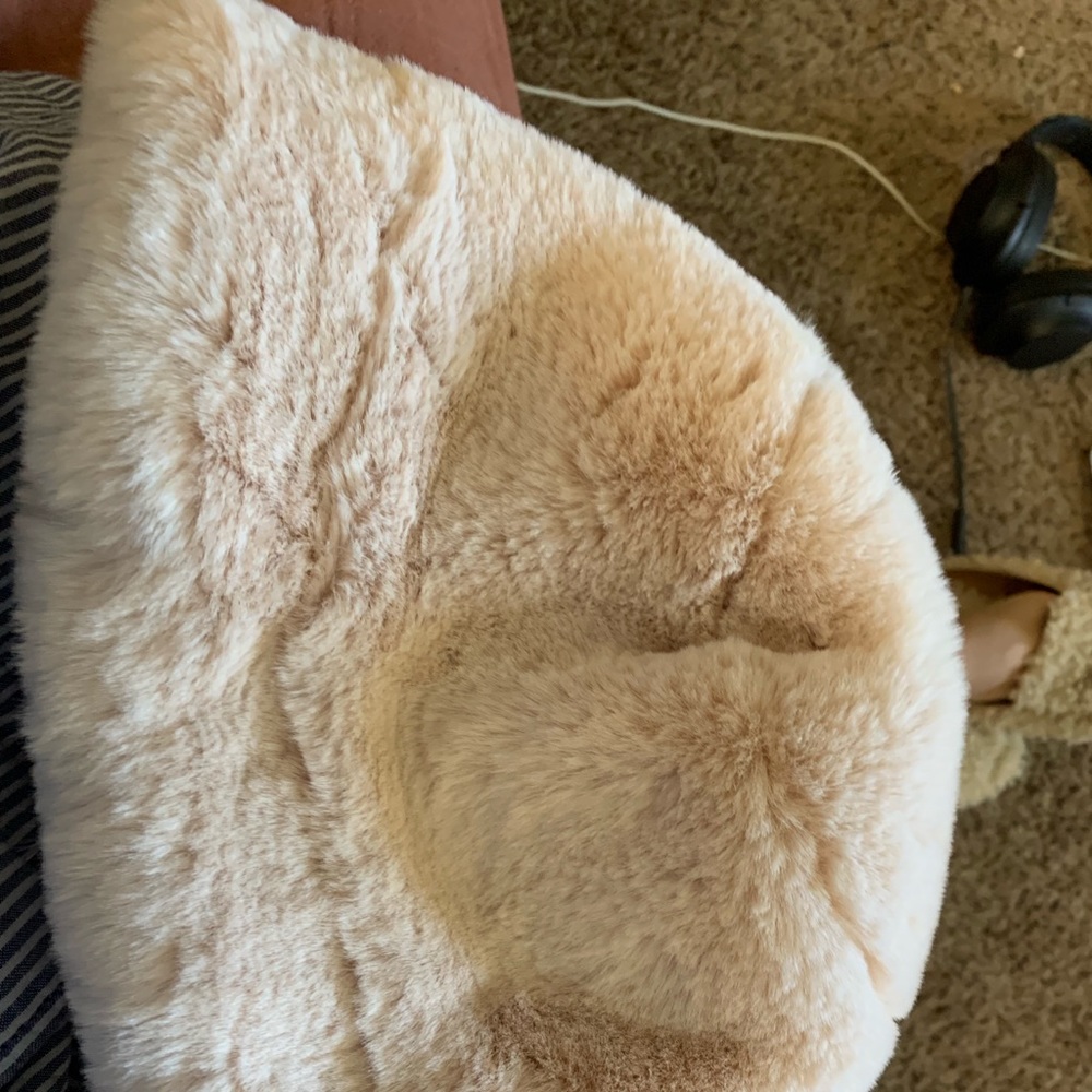 faux leather hat